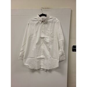 AMR Professional‎ Apparel White Button Shirt Mens 16 1/2 33 Long Sleeve Uniform